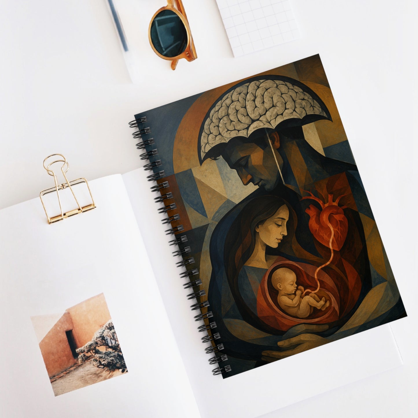 Notebook — 'Seven-Month Lullaby" Modernism Painting