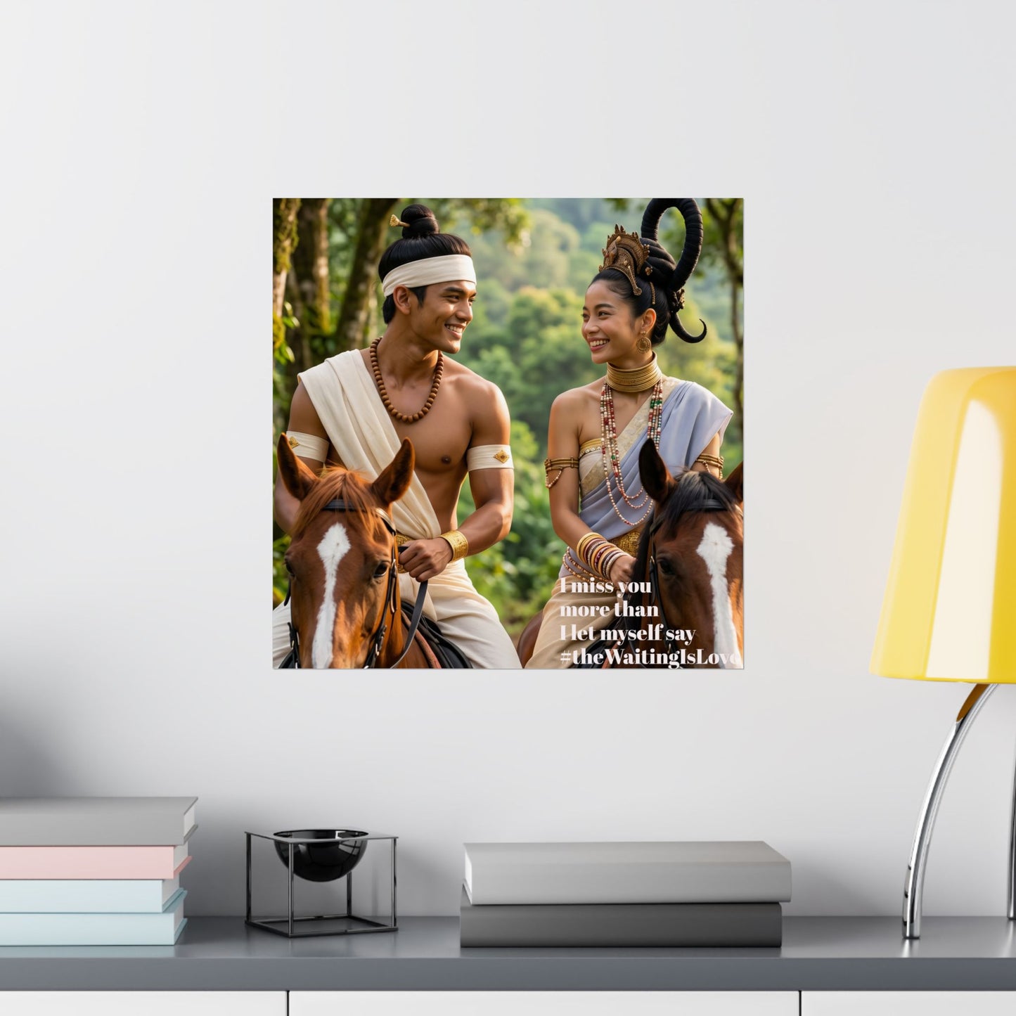 Romantic Historical Movie Matte Poster — “I miss you more than I let myself say”