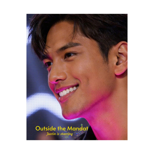 Matte Vertical Poster — 'Outside the Mandate' Justin Portrait