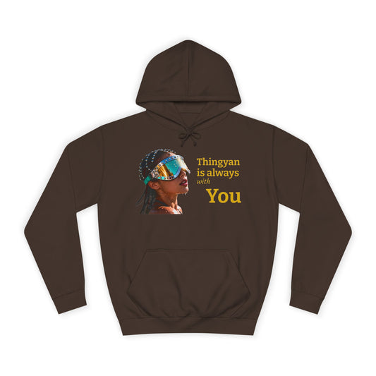 College Hoodie — "Thingyan Is Always with You" Burmese Festival Graphic
