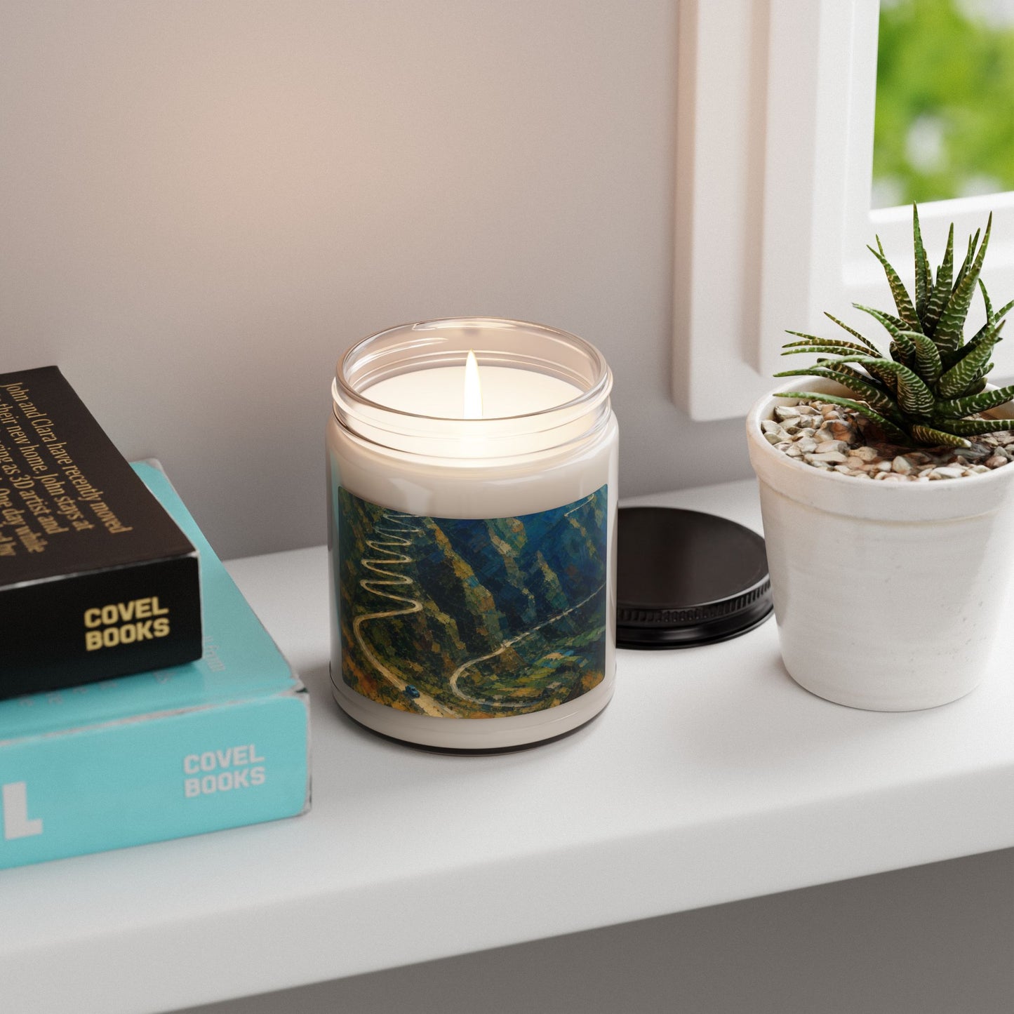 9oz Scented Soy Candle — Ledo Road Art Label