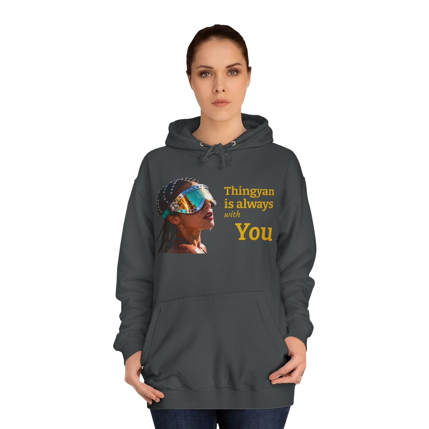College Hoodie — "Thingyan Is Always with You" Burmese Festival Graphic