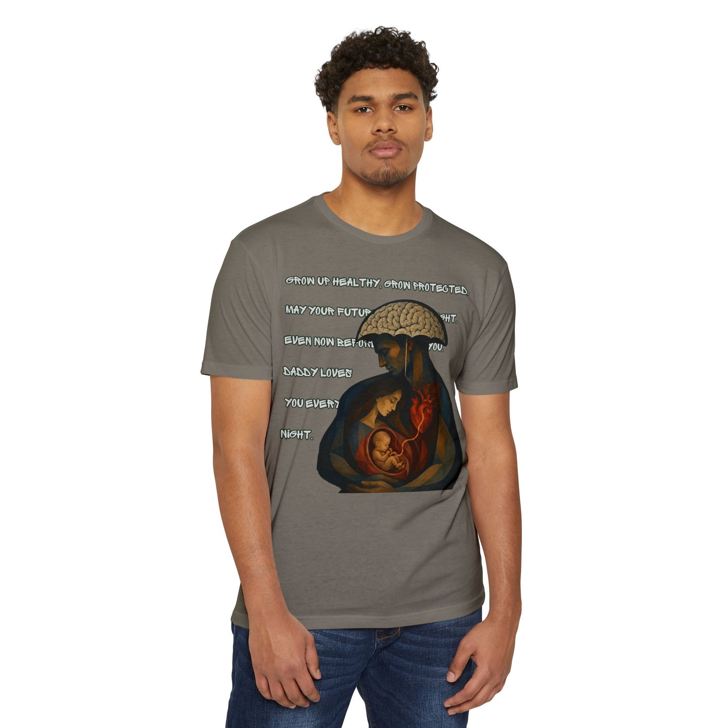 T-Shirt — Seven-Month Lullaby Modernism Painting and Lyrics