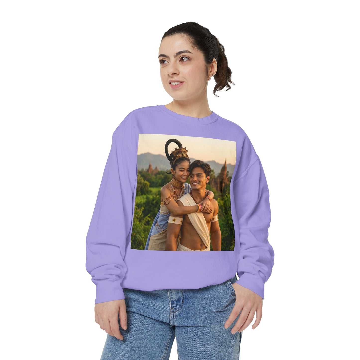 Couple Portrait Sweatshirt — Romantic Travel Photo Crewneck