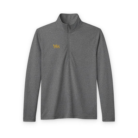 Men's PosiCharge® Tri-Blend Wicking Quarter-Zip Pullover