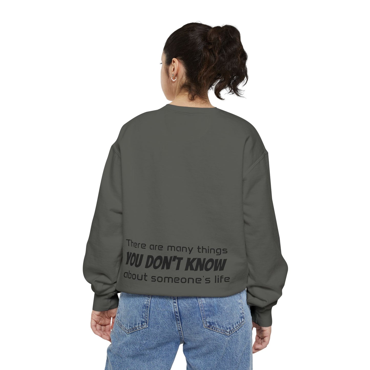 Unisex Garment-Dyed Sweatshirt (Burmese Python)