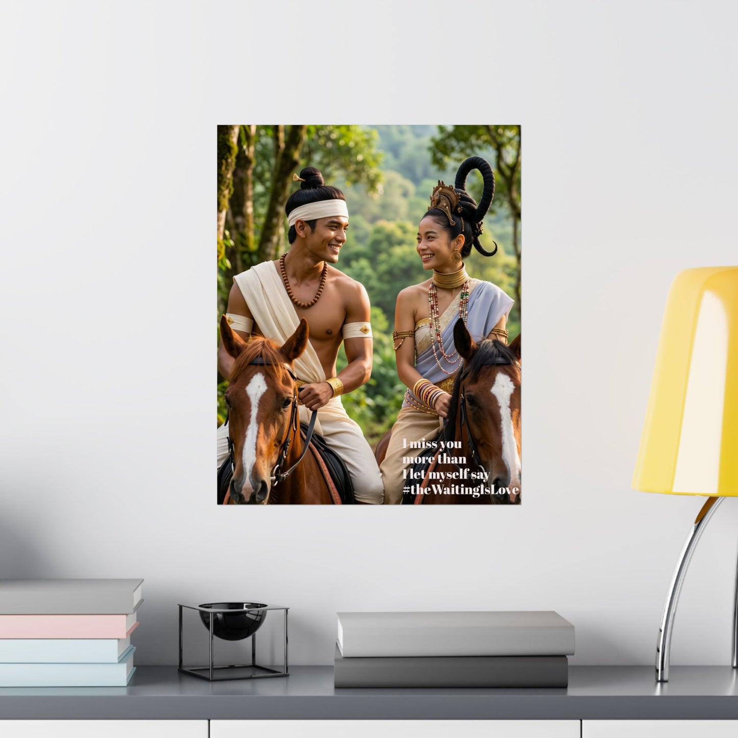 Romantic Historical Movie Matte Poster — “I miss you more than I let myself say”
