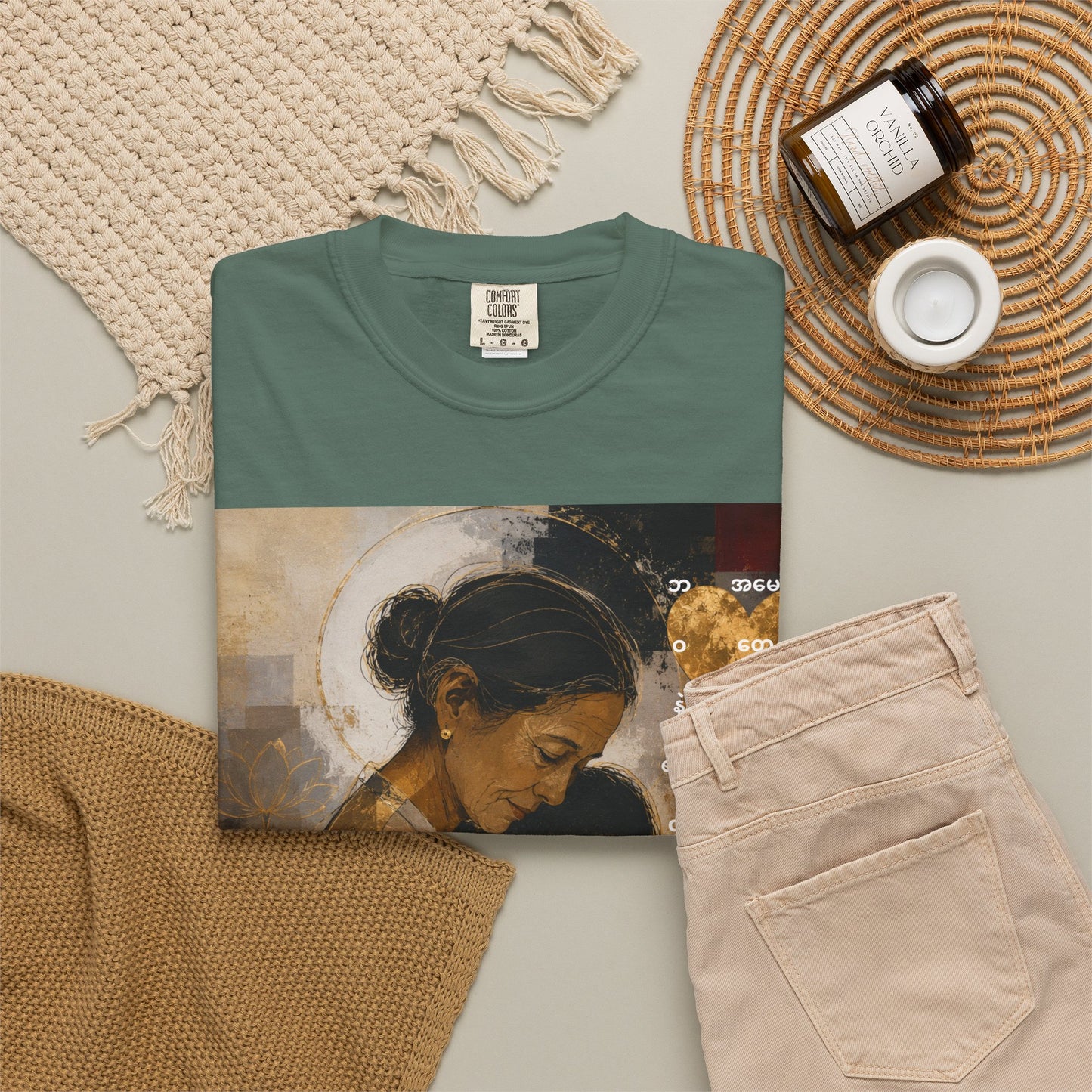 T-Shirt - Mother and Child Heart Artwork Tee