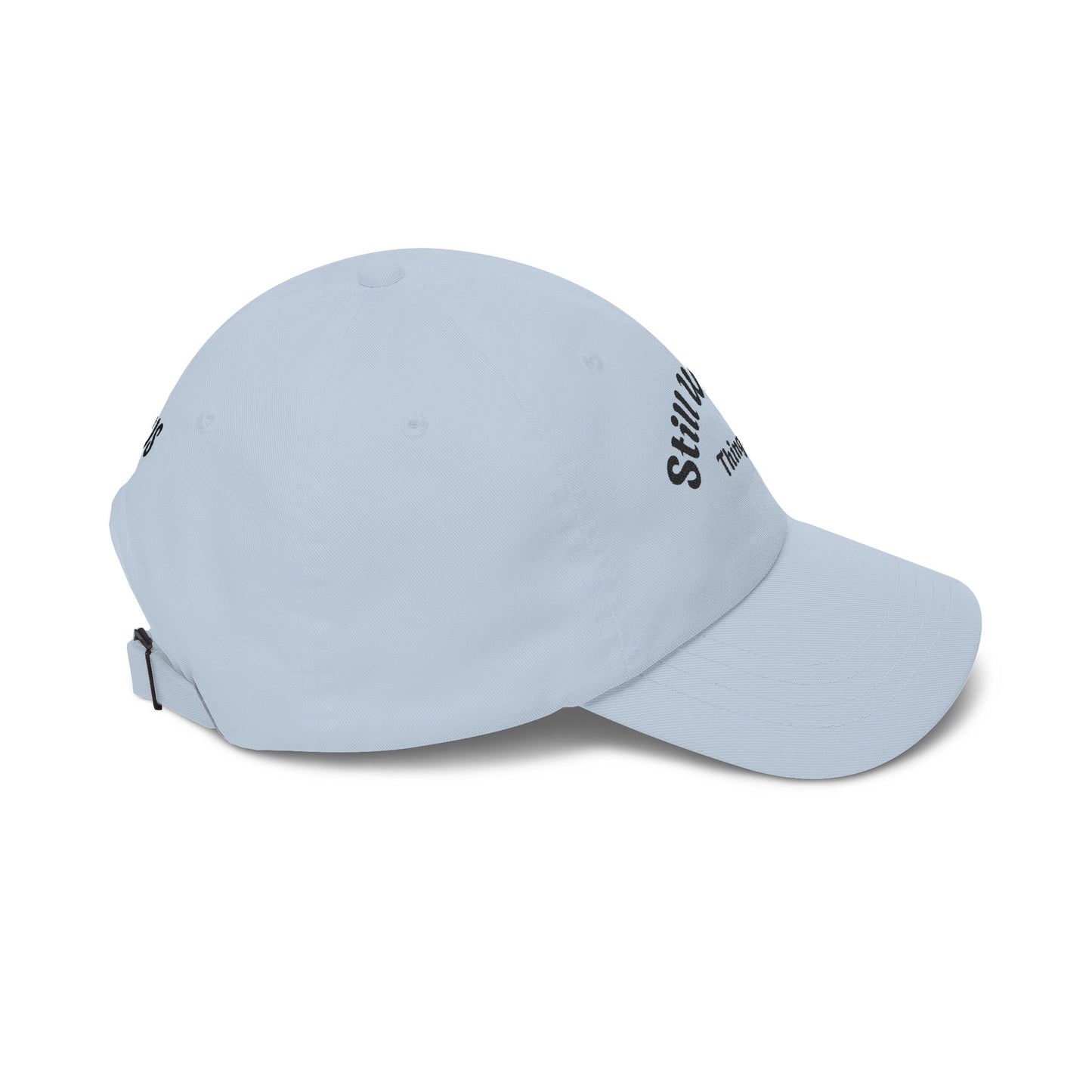 Still With Us Dad Cap — Embroidered 'Still With Us' & 'rws' White Baseball Hat