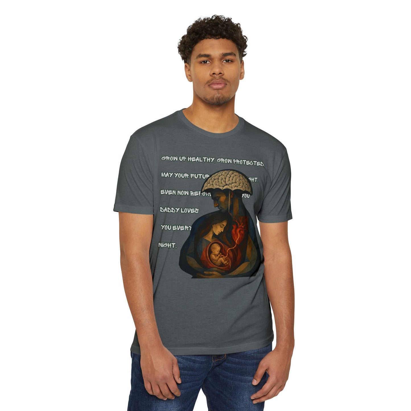 T-Shirt — Seven-Month Lullaby Modernism Painting and Lyrics