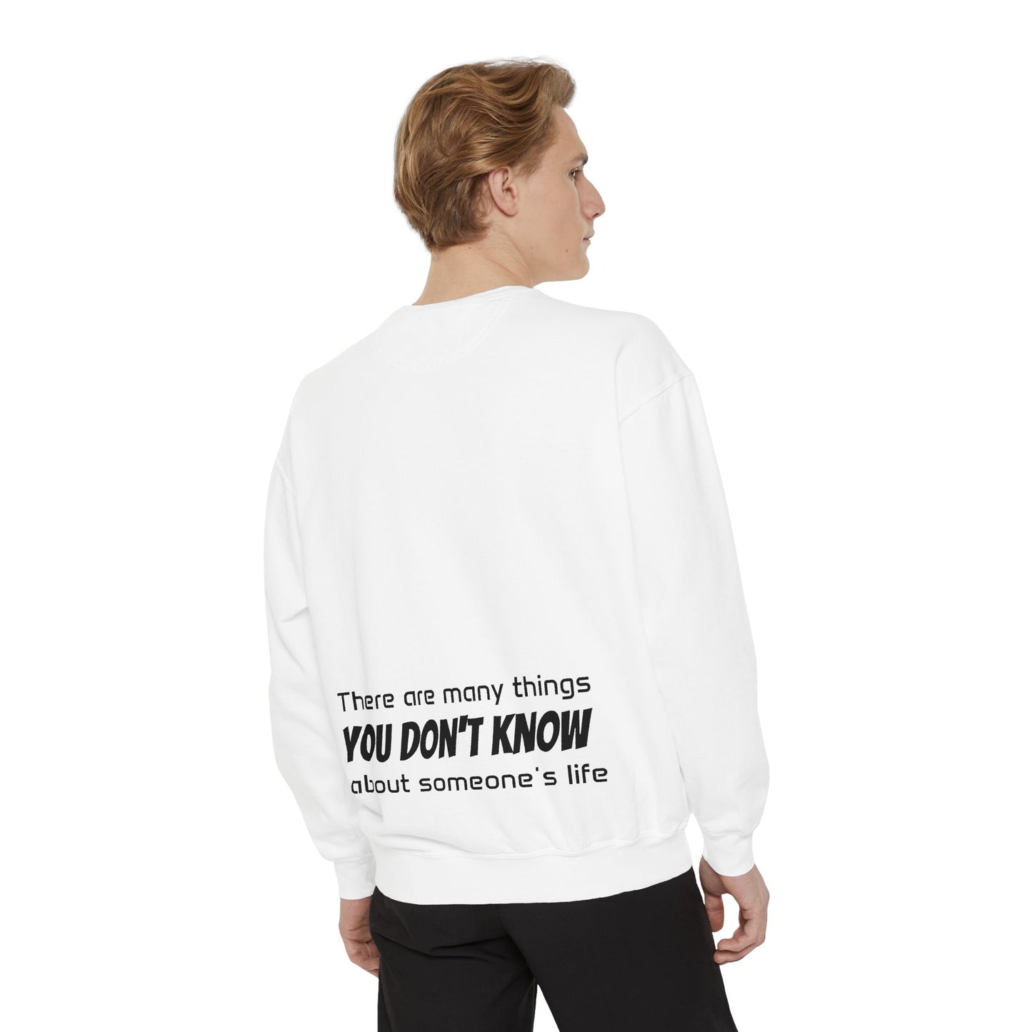 Unisex Garment-Dyed Sweatshirt (Burmese Python)