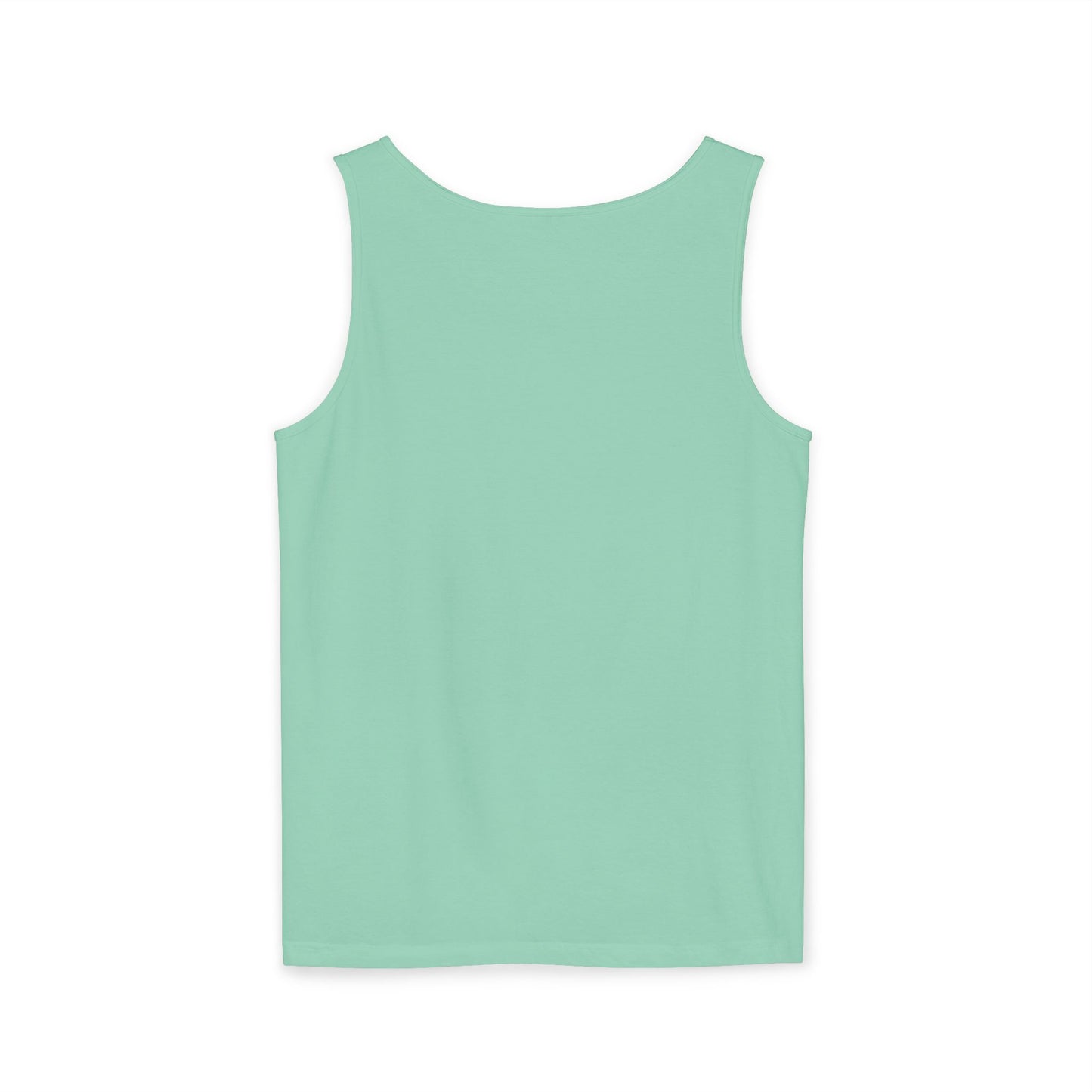 Sketch Roadtrip Tank Top — Minimal Car Line Art with Handwritten Lyric Text