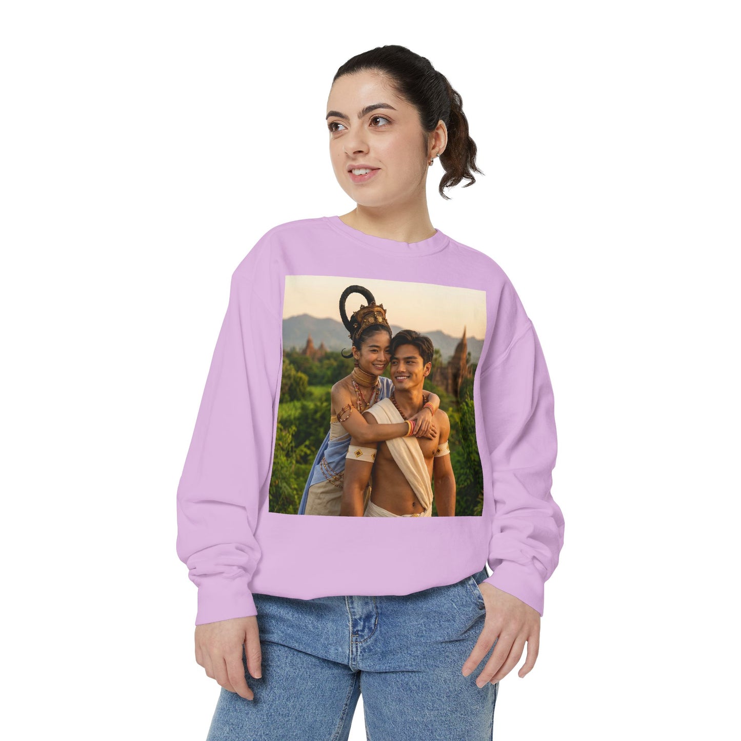 Couple Portrait Sweatshirt — Romantic Travel Photo Crewneck
