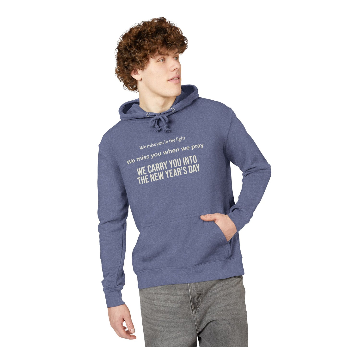 Black 'Tomorrow' Graphic Hoodie — Subtle Tonal Vintage Text Pullover