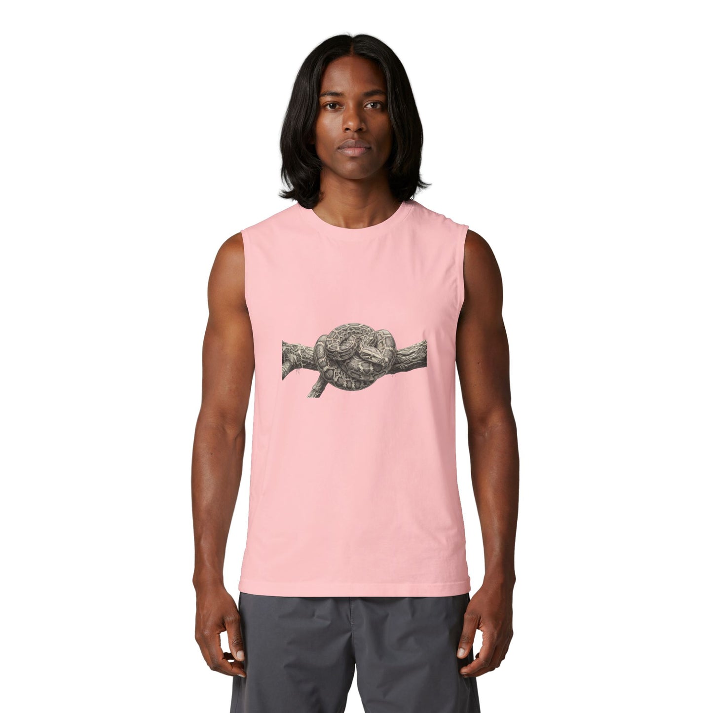 Unisex Jersey Muscle Tank- Python