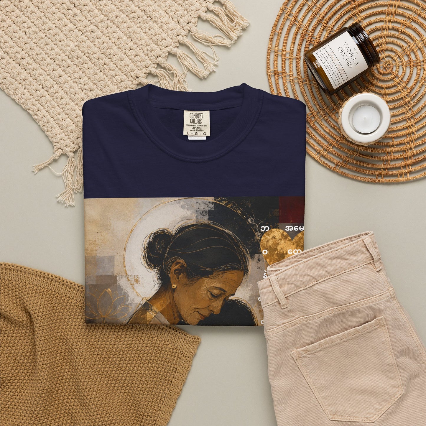 T-Shirt - Mother and Child Heart Artwork Tee