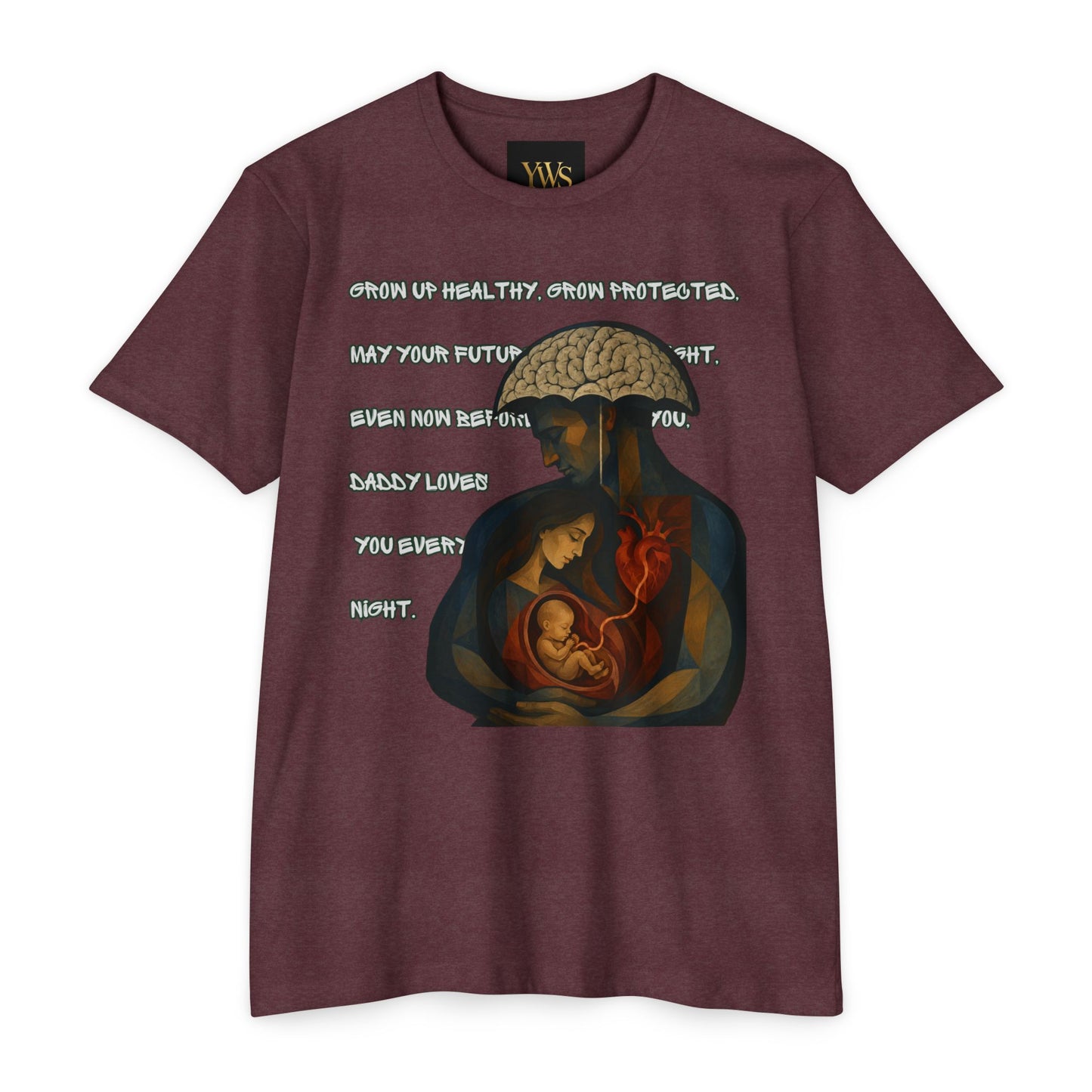 T-Shirt — Seven-Month Lullaby Modernism Painting and Lyrics