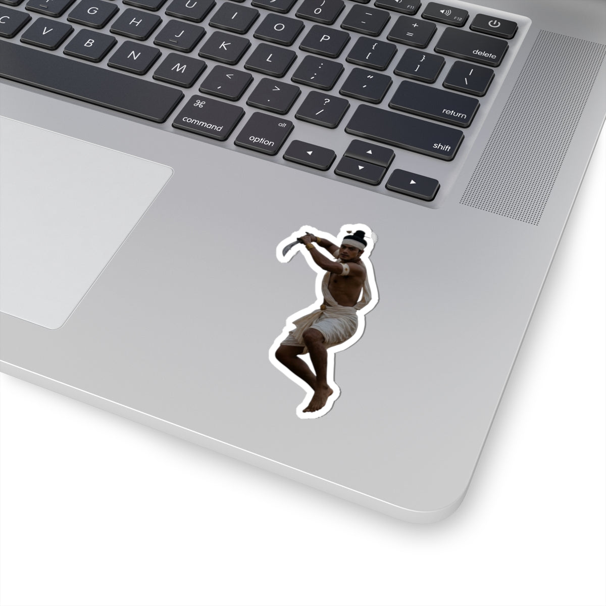 Warrior Dancer Kiss-Cut Sticker — Traditional Thai Archer Figure