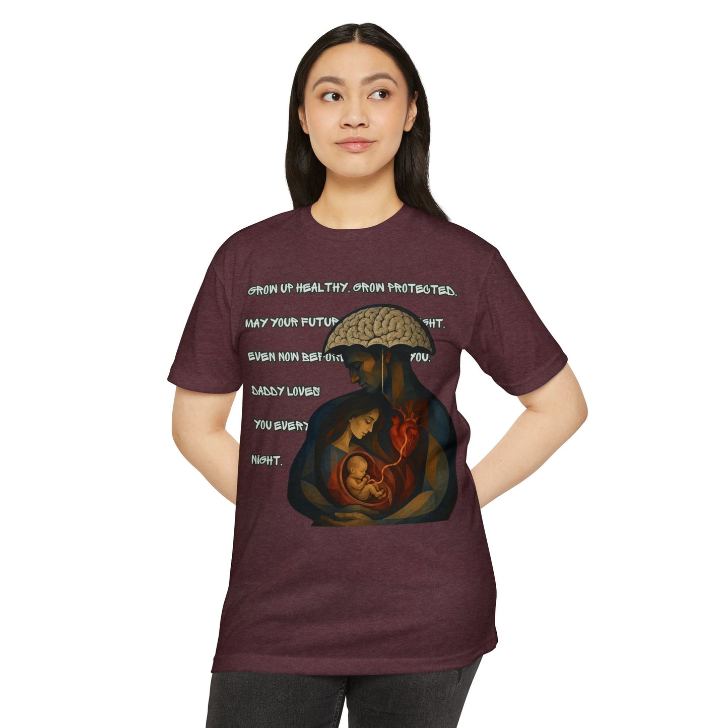T-Shirt — Seven-Month Lullaby Modernism Painting and Lyrics
