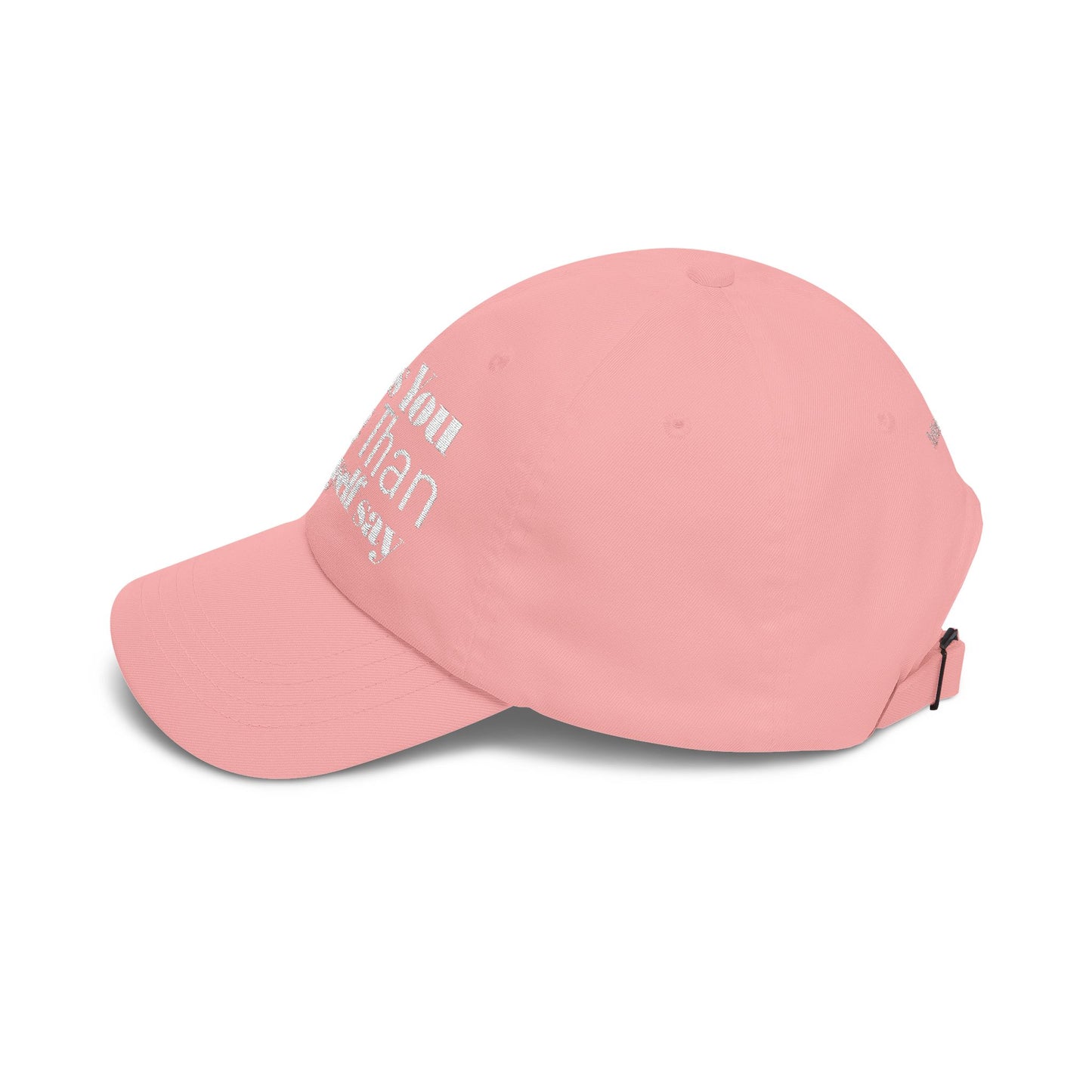 Classic Dad Cap — Embroidered ‘I Miss You More Than I’ll Ever Say’ White Baseball Hat
