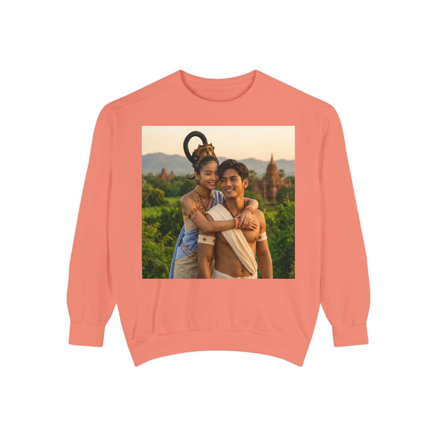 Couple Portrait Sweatshirt — Romantic Travel Photo Crewneck