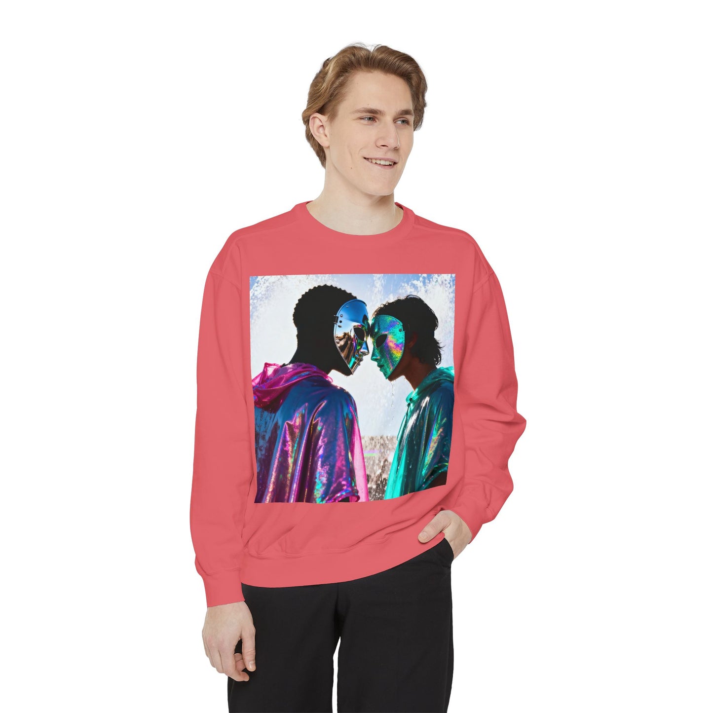 Cosmic Lovers Art Sweatshirt