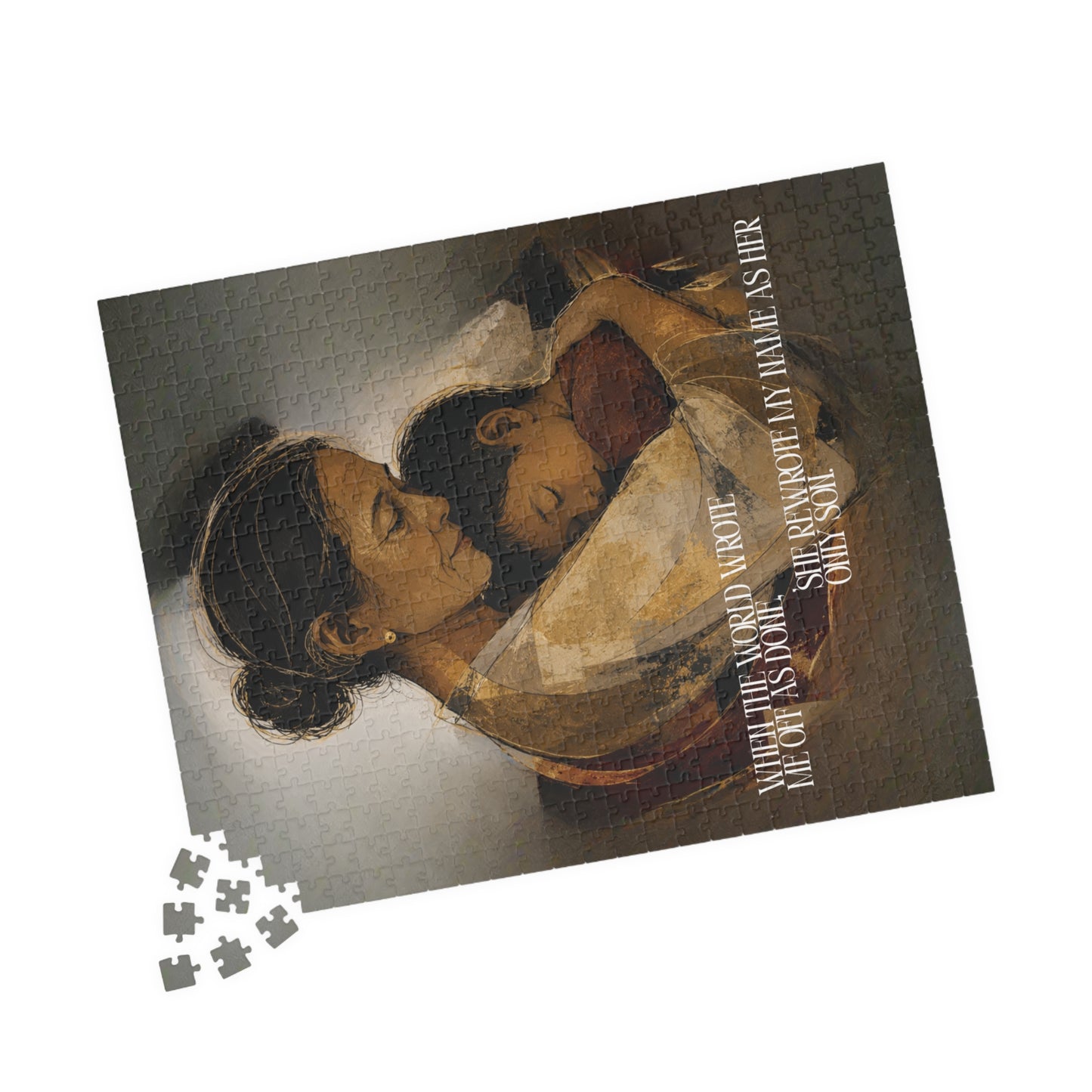 Mother and Child Art Puzzle — Heartwarming Family Jigsaw (110/252/520/1014 pcs)
