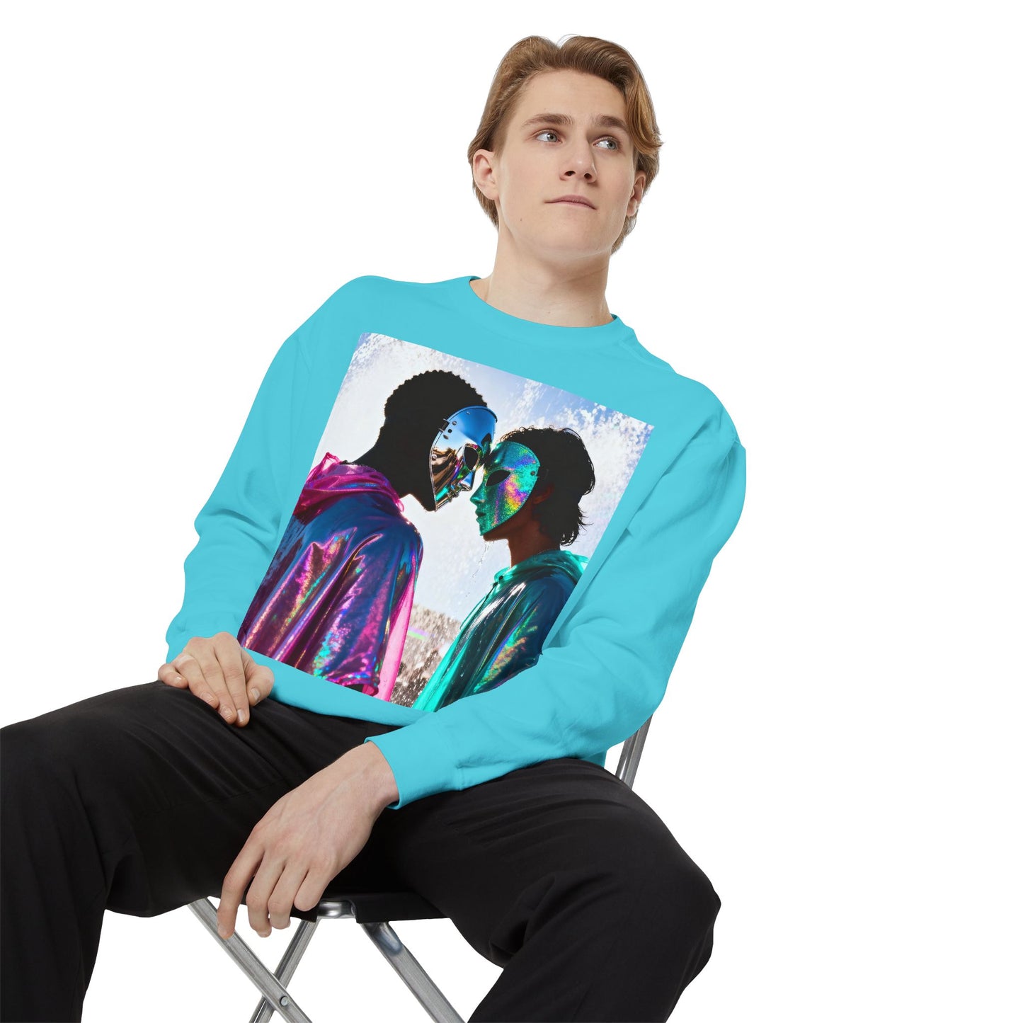 Cosmic Lovers Art Sweatshirt