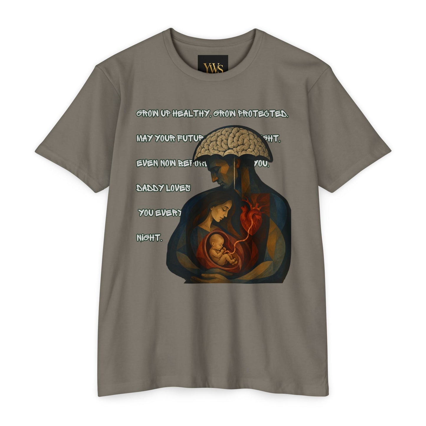 T-Shirt — Seven-Month Lullaby Modernism Painting and Lyrics