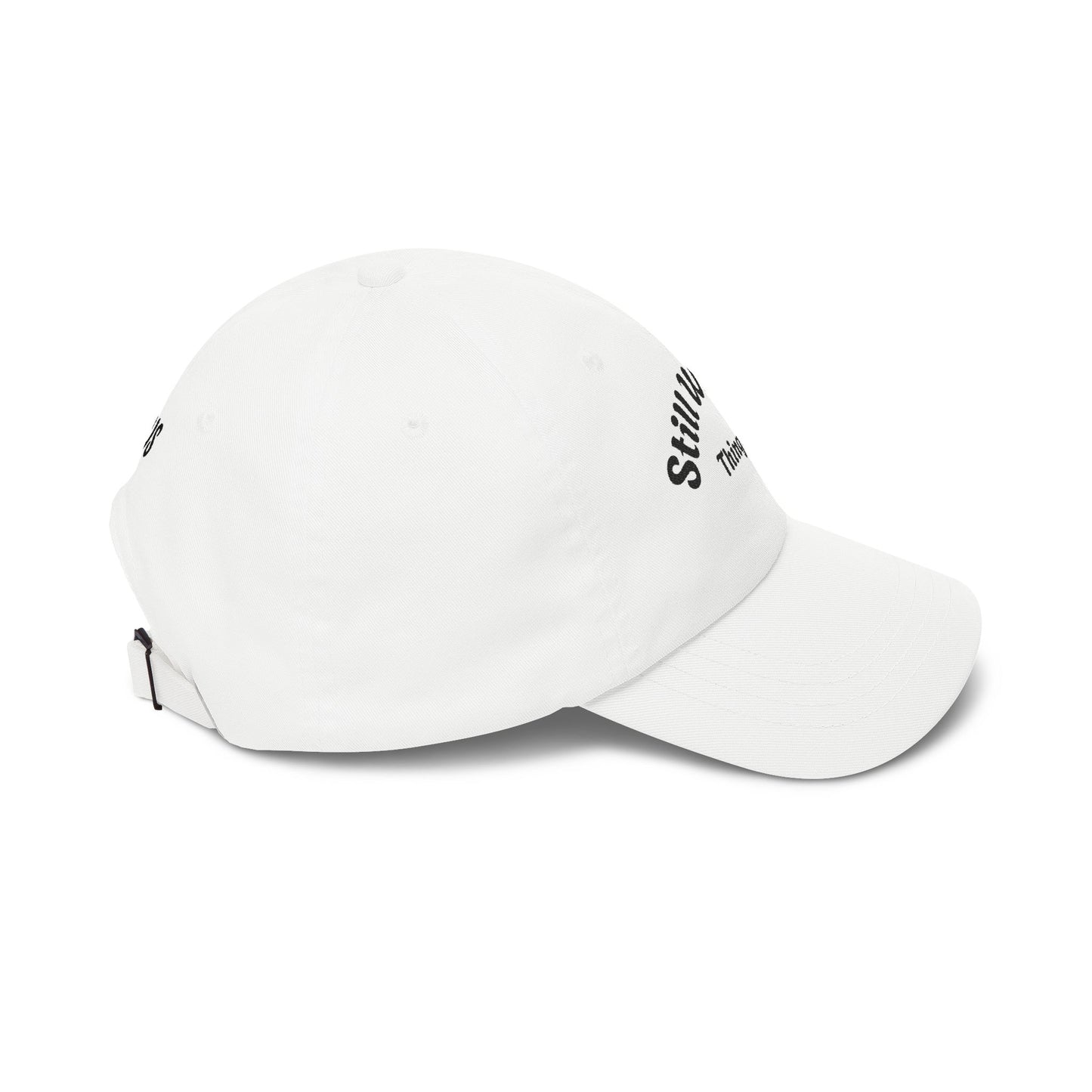 Still With Us Dad Cap — Embroidered 'Still With Us' & 'rws' White Baseball Hat