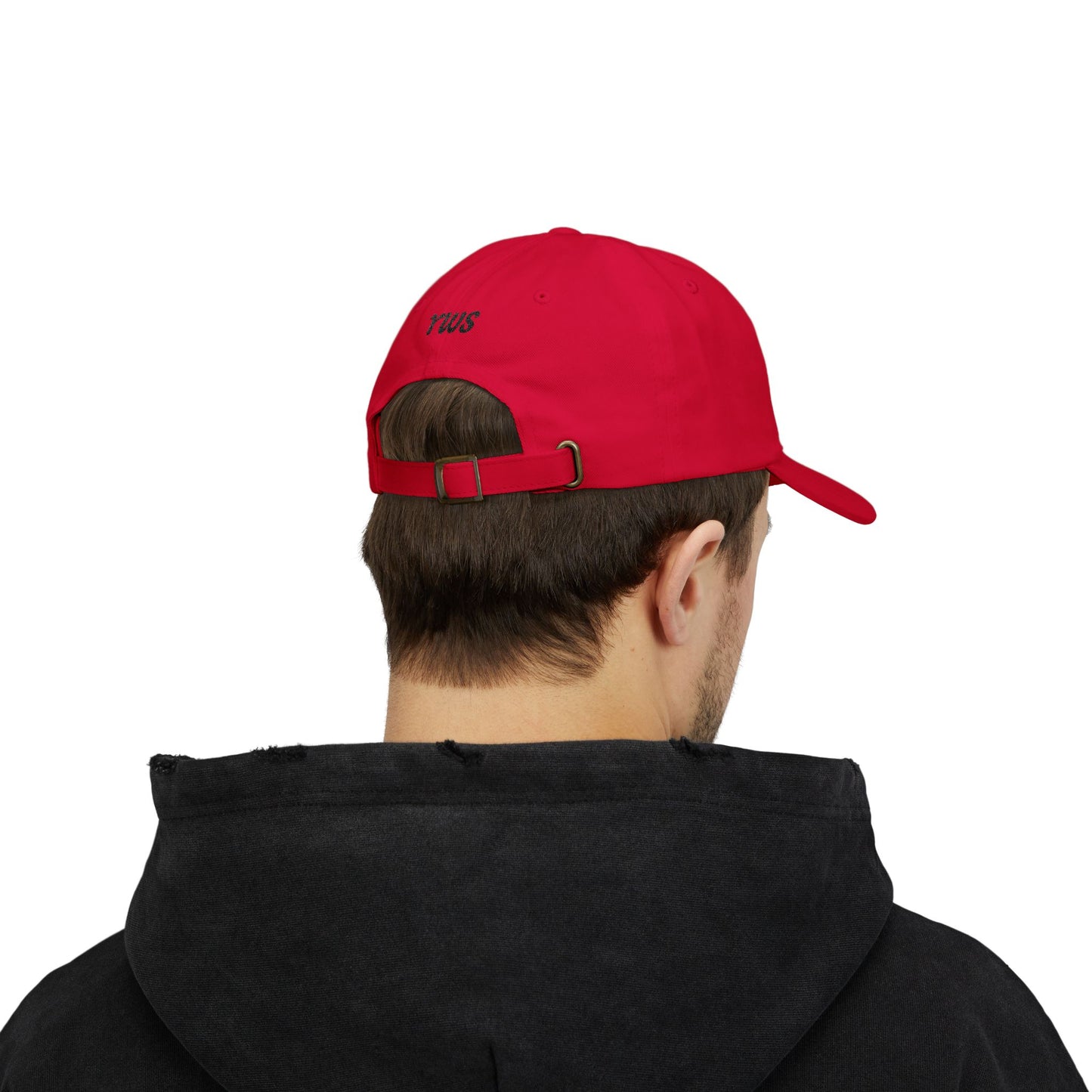Still With Us Dad Cap — Embroidered 'Still With Us' & 'rws' White Baseball Hat