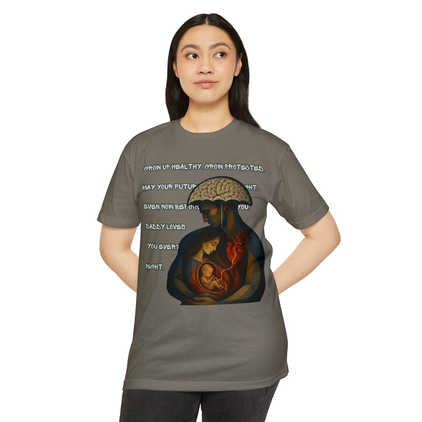 T-Shirt — Seven-Month Lullaby Modernism Painting and Lyrics