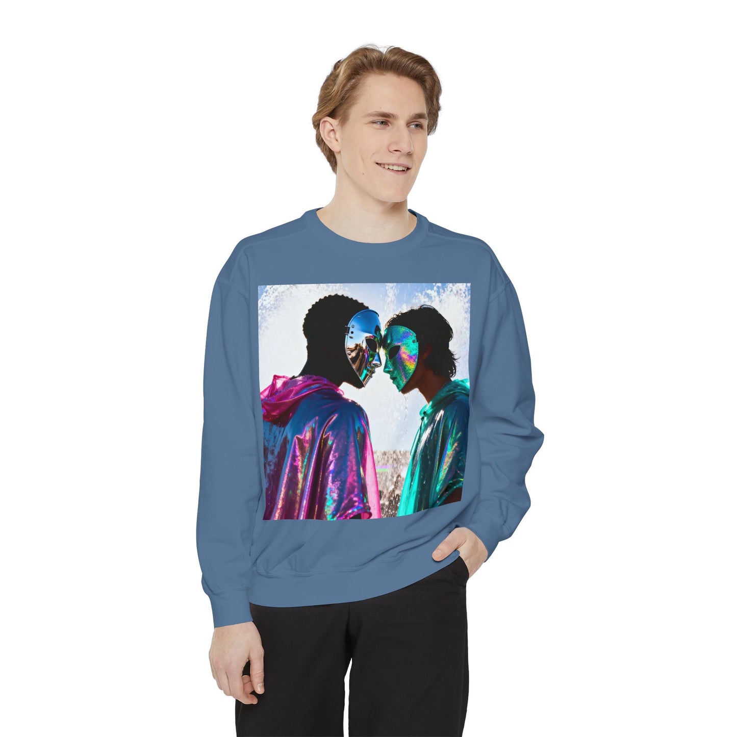 Cosmic Lovers Art Sweatshirt