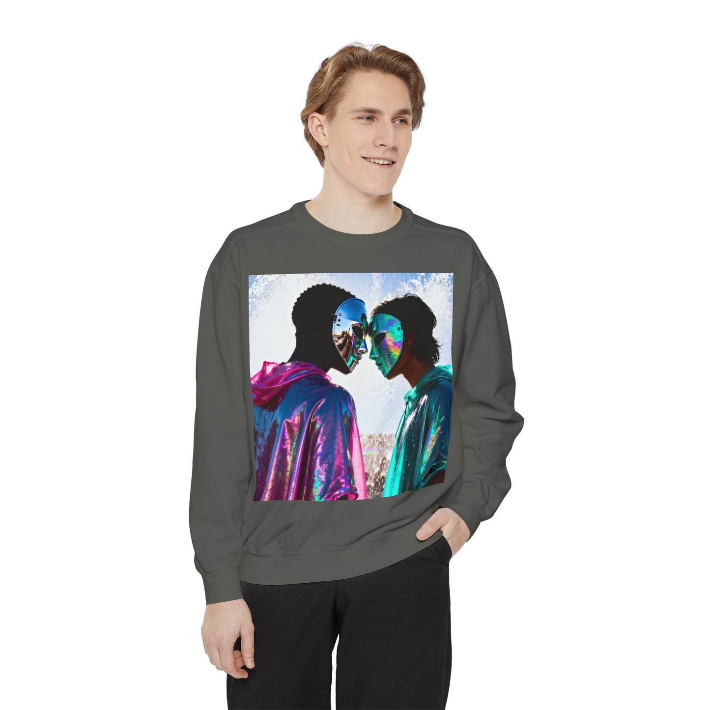 Cosmic Lovers Art Sweatshirt