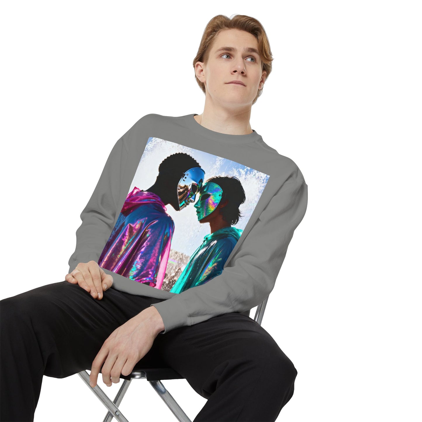 Cosmic Lovers Art Sweatshirt