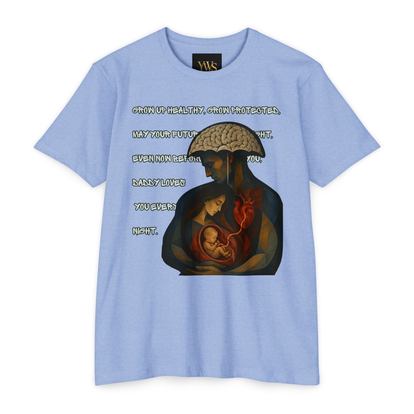 T-Shirt — Seven-Month Lullaby Modernism Painting and Lyrics