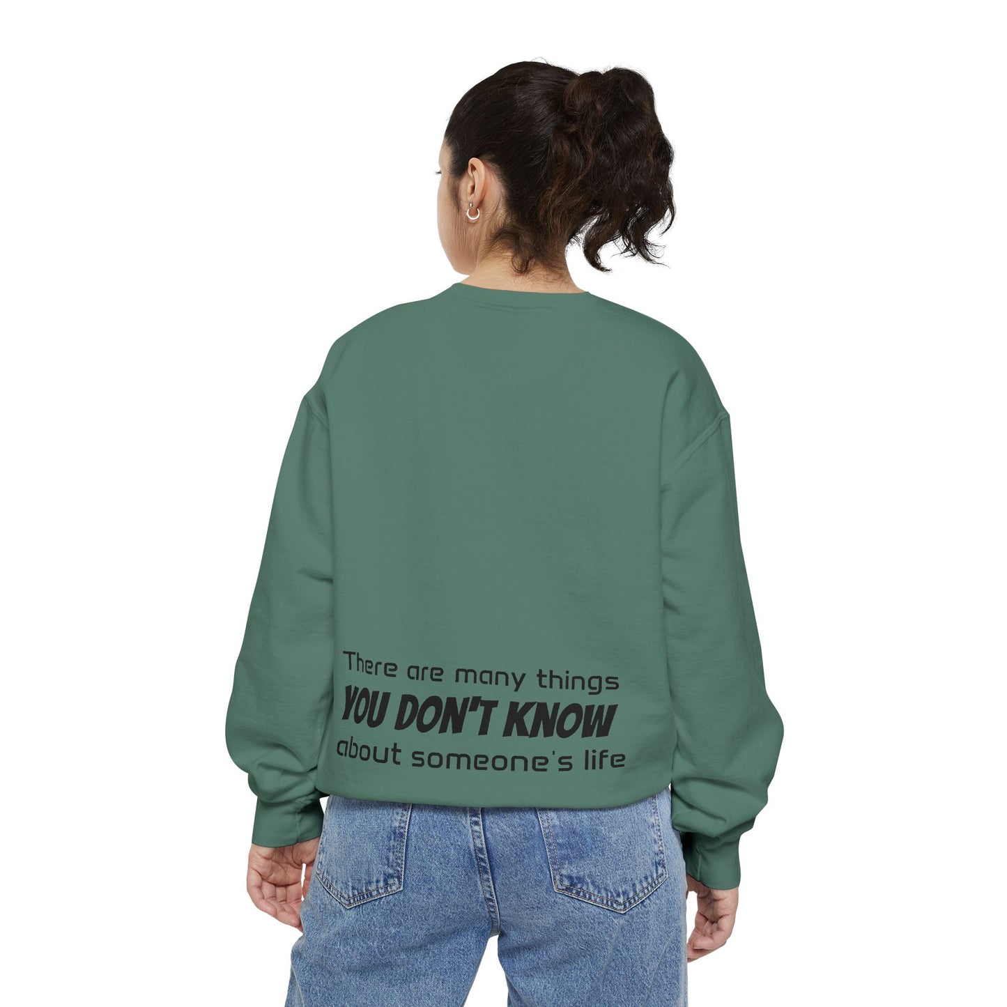 Unisex Garment-Dyed Sweatshirt (Burmese Python)