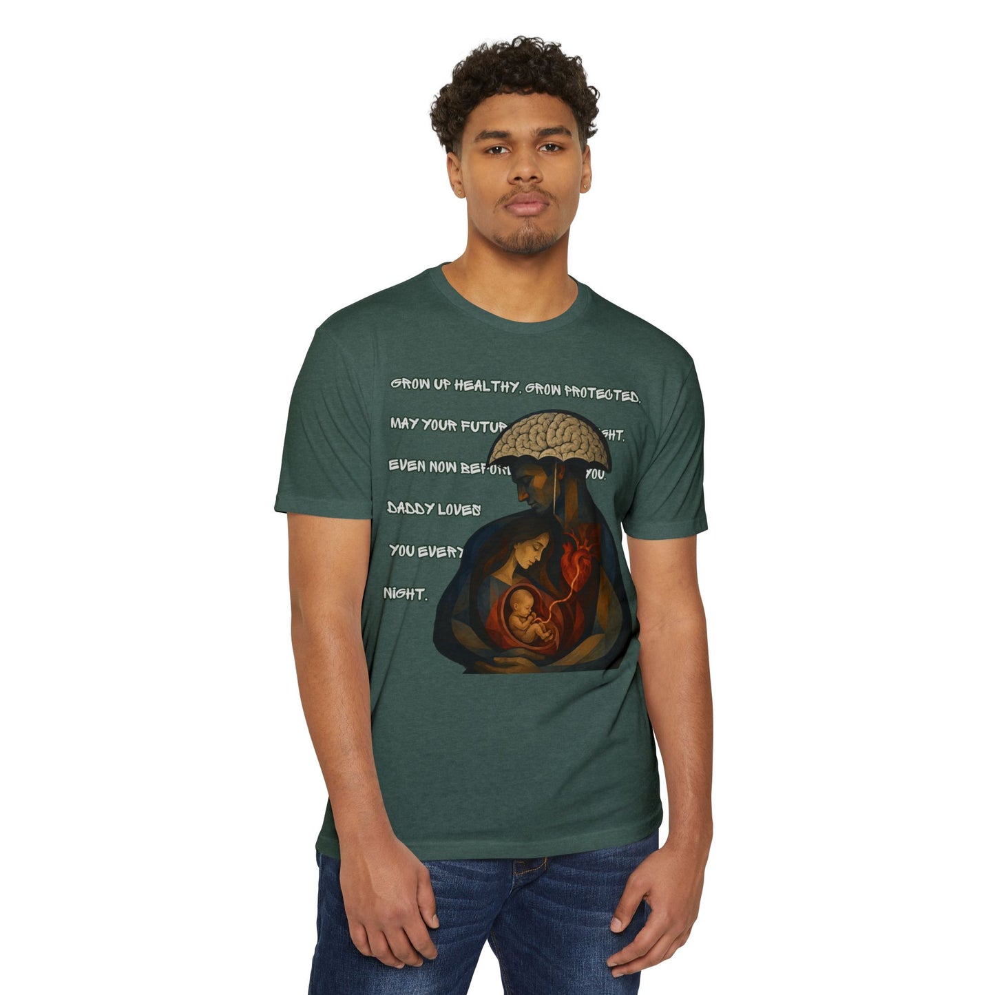 T-Shirt — Seven-Month Lullaby Modernism Painting and Lyrics