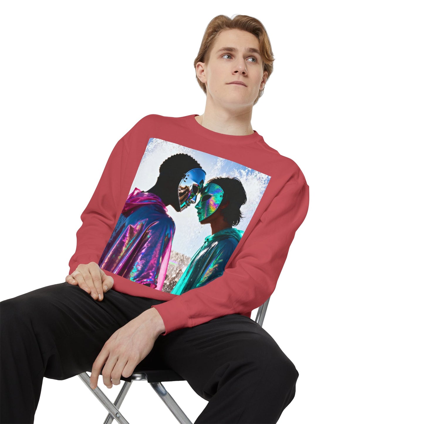 Cosmic Lovers Art Sweatshirt