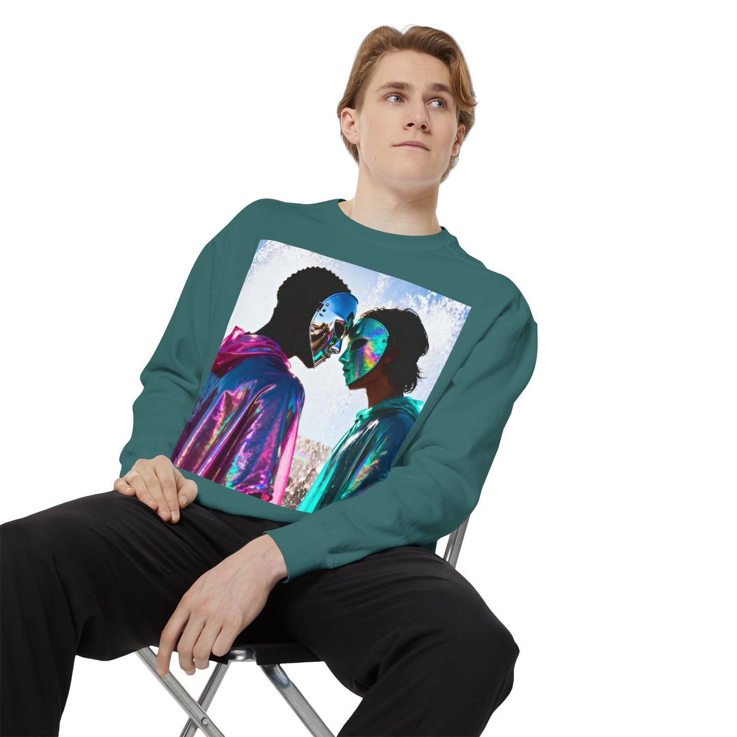 Cosmic Lovers Art Sweatshirt