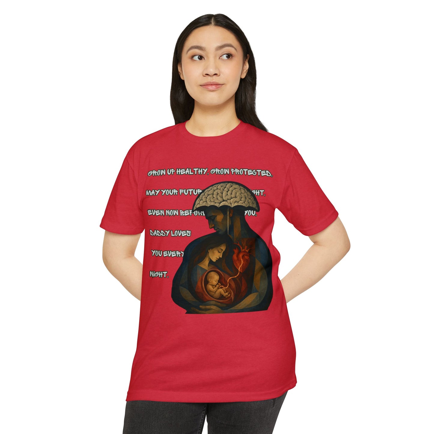T-Shirt — Seven-Month Lullaby Modernism Painting and Lyrics