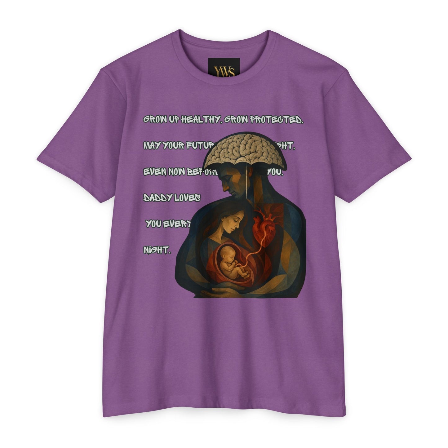 T-Shirt — Seven-Month Lullaby Modernism Painting and Lyrics