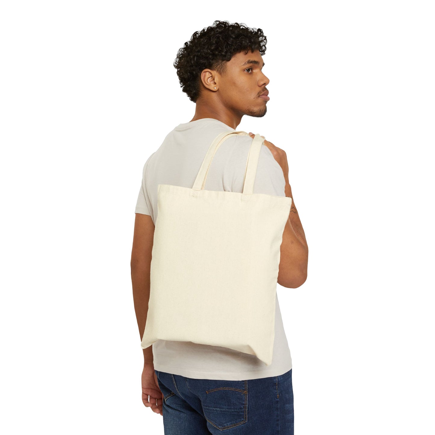 Canvas Tote Bag — "Keep the Sabbath, Keep It Clear" Sadhu Design
