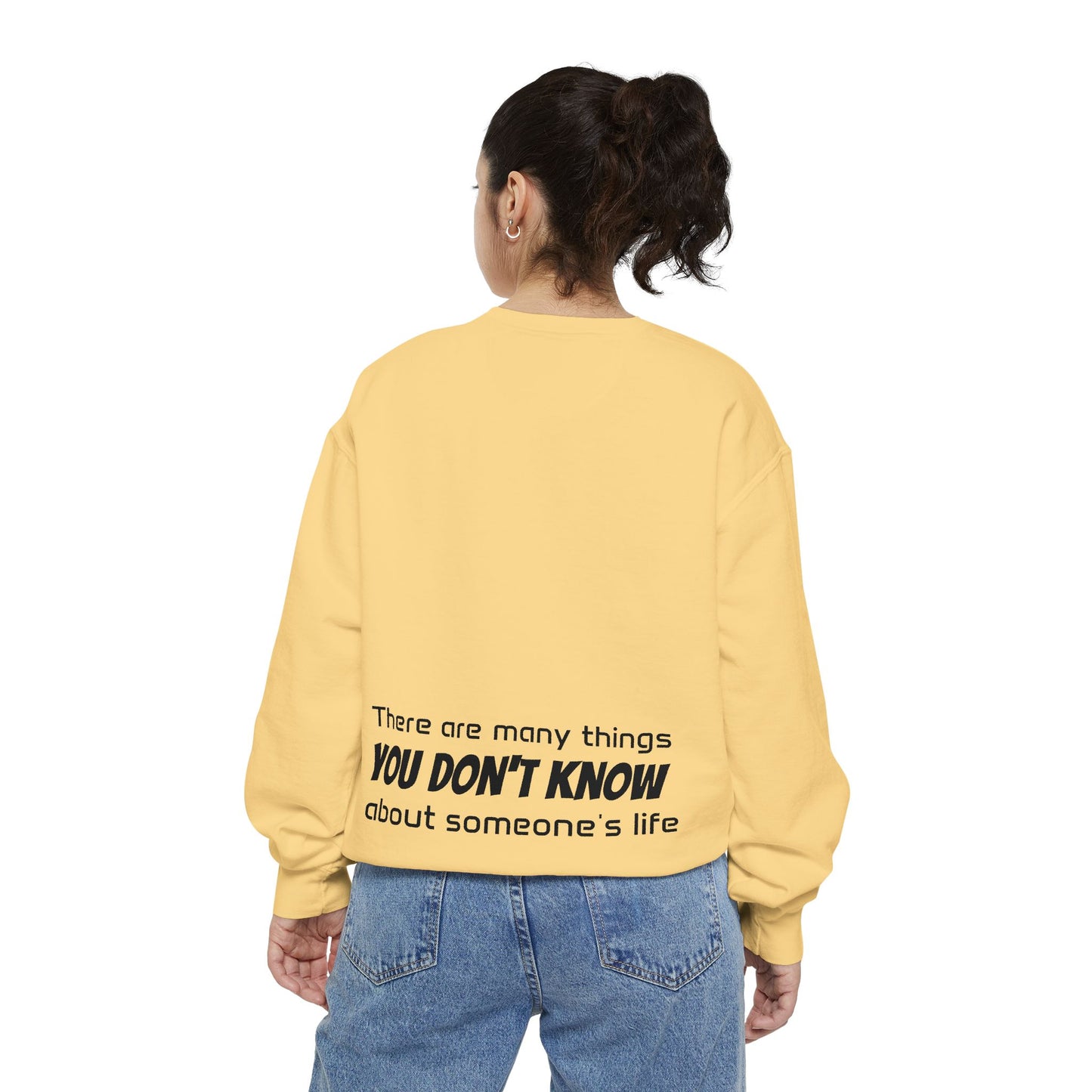 Unisex Garment-Dyed Sweatshirt (Burmese Python)