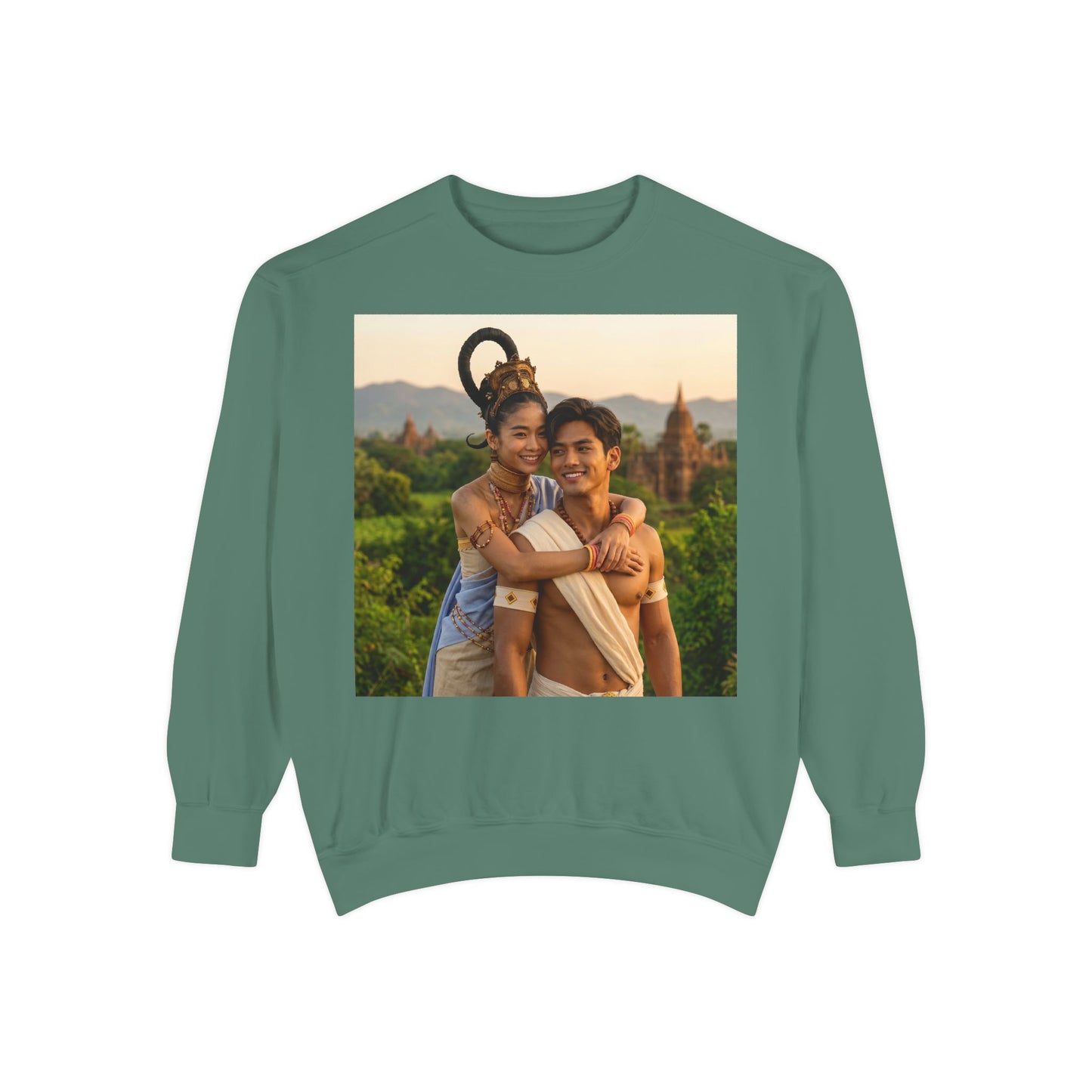 Couple Portrait Sweatshirt — Romantic Travel Photo Crewneck