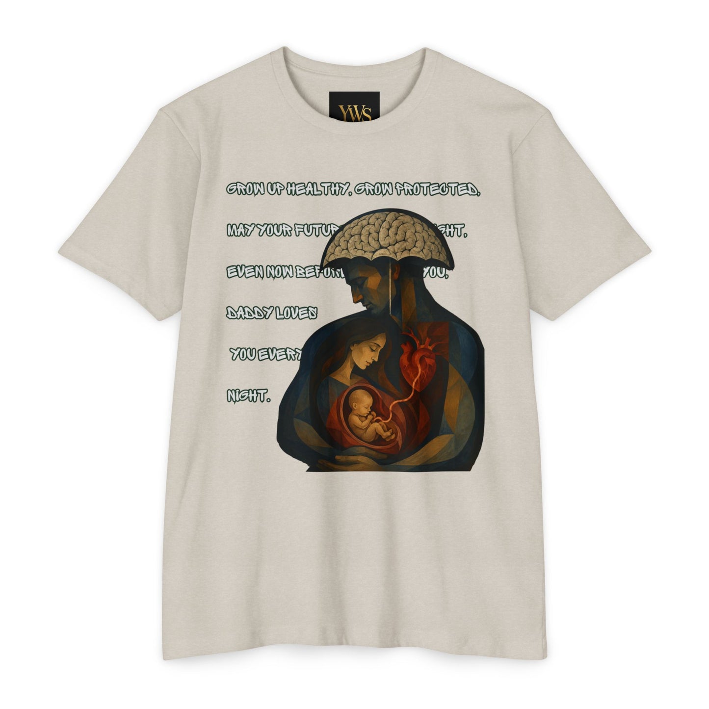 T-Shirt — Seven-Month Lullaby Modernism Painting and Lyrics