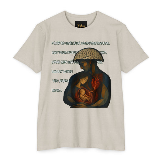 T-Shirt — Seven-Month Lullaby Modernism Painting and Lyrics