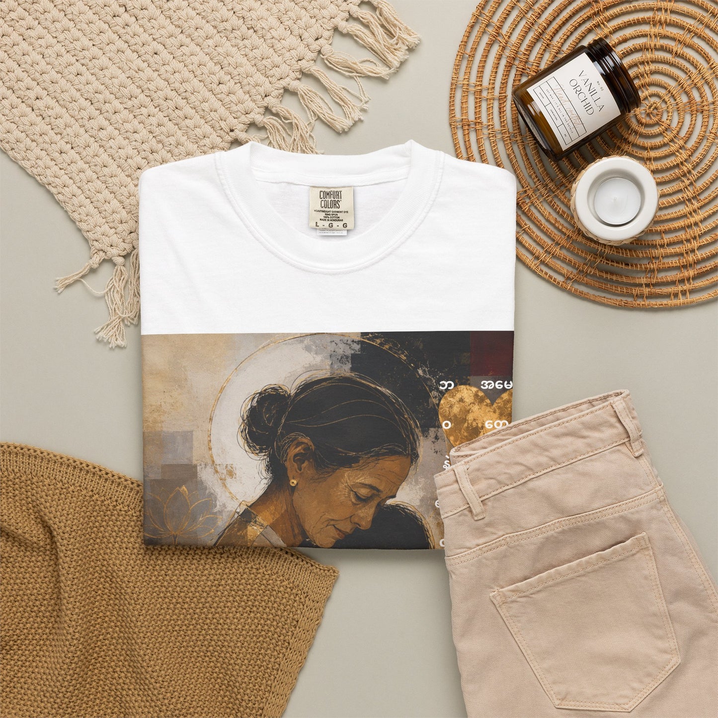 T-Shirt - Mother and Child Heart Artwork Tee