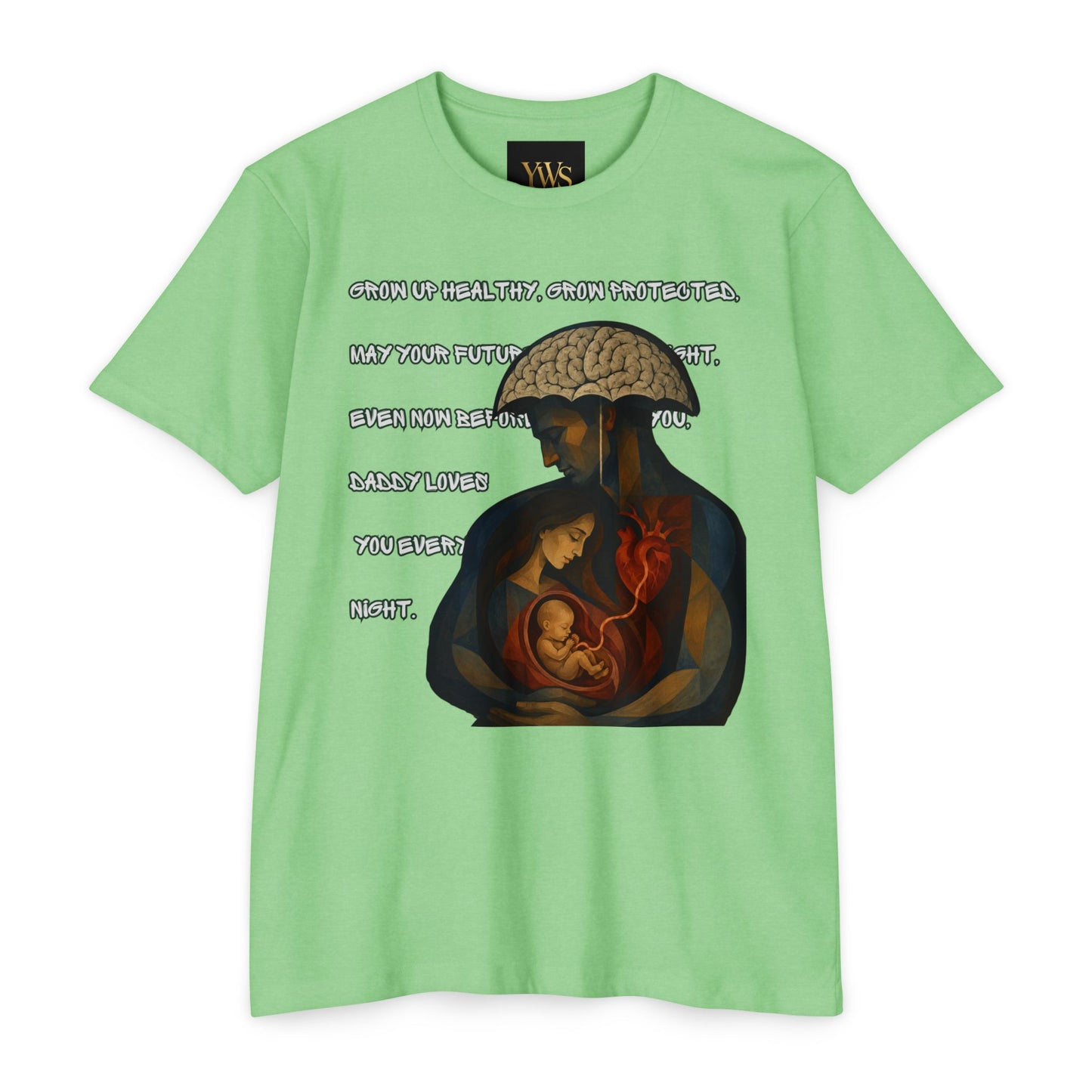 T-Shirt — Seven-Month Lullaby Modernism Painting and Lyrics