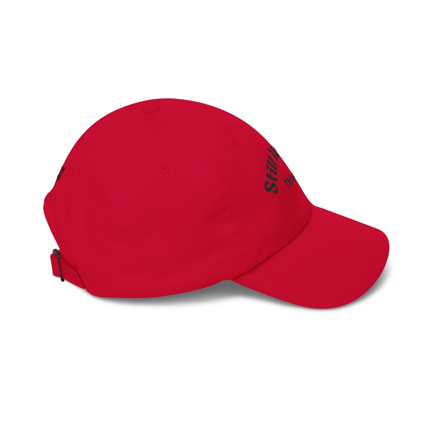 Still With Us Dad Cap — Embroidered 'Still With Us' & 'rws' White Baseball Hat